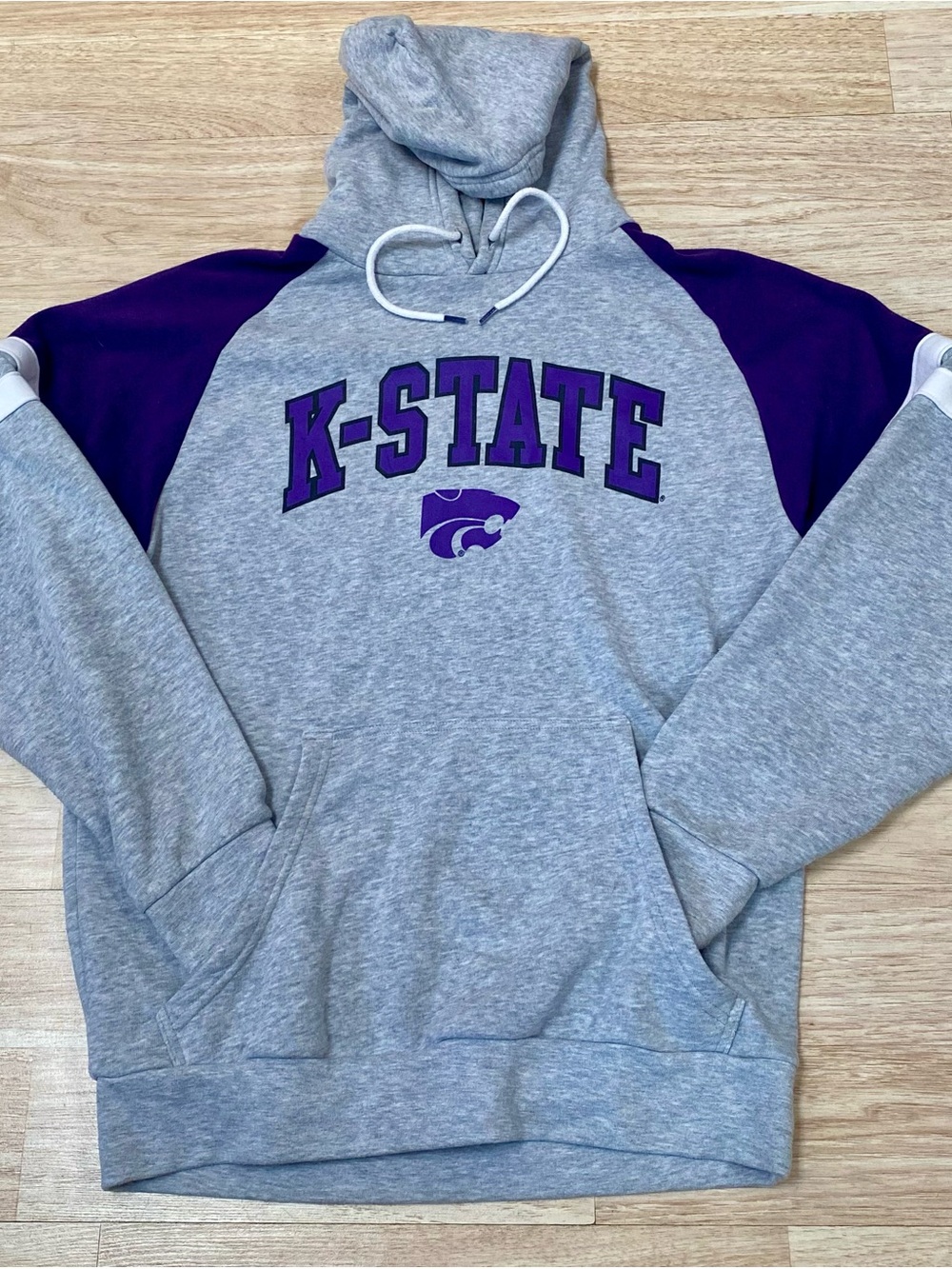 Kansas State Wildcats Hoodie Men’s M Grey K-State Pullover Sweatshirt ProEdge